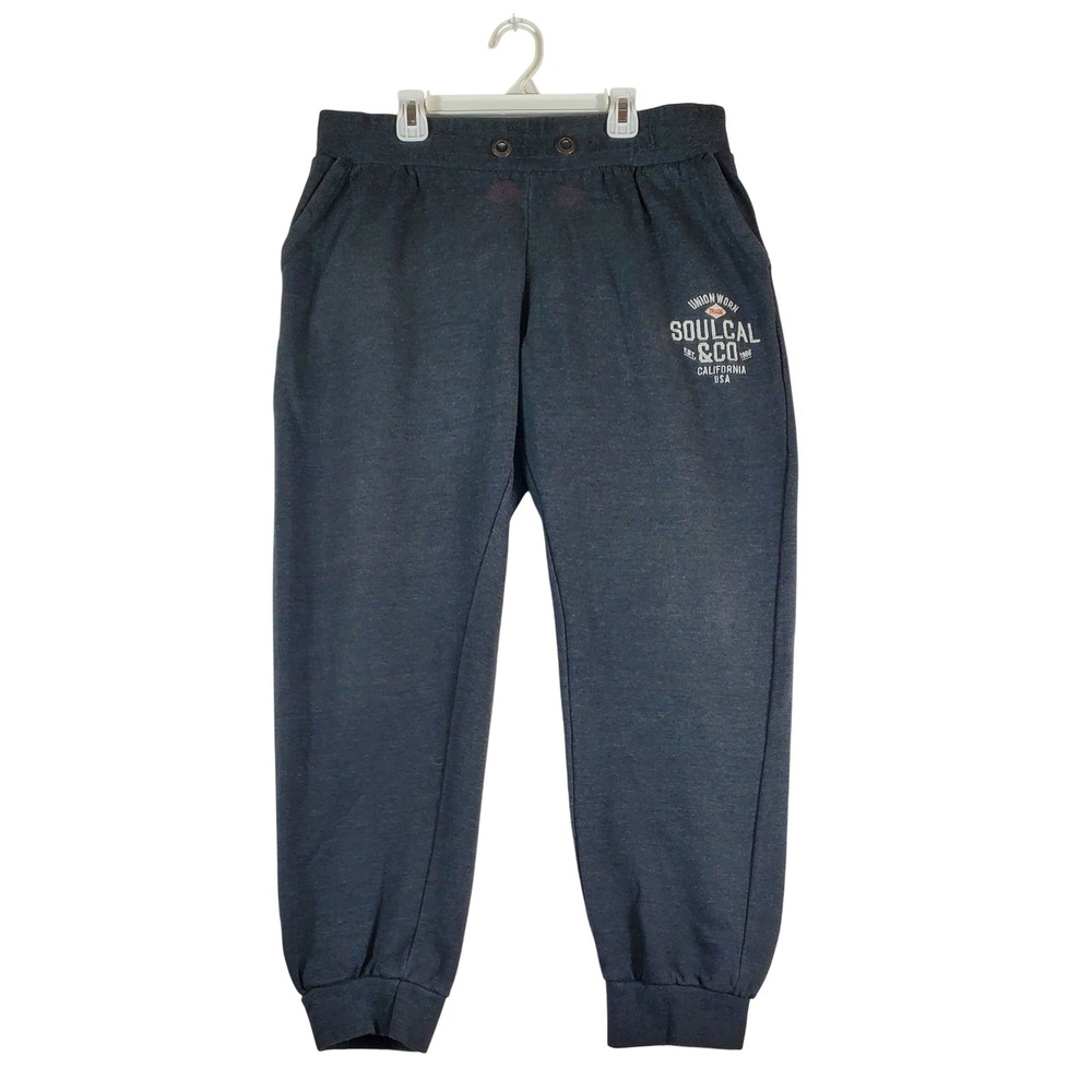 Soulcal & Co Mens‎ Jogger Sweatpants Charcoal Gray L Union Worn California USA